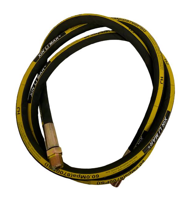 Hydraulic Hose, 6 ft Long, 3/8