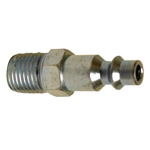 Industrial Style "M" Style Air Plug, 1/4" NPT Male, 1/4" Coupler